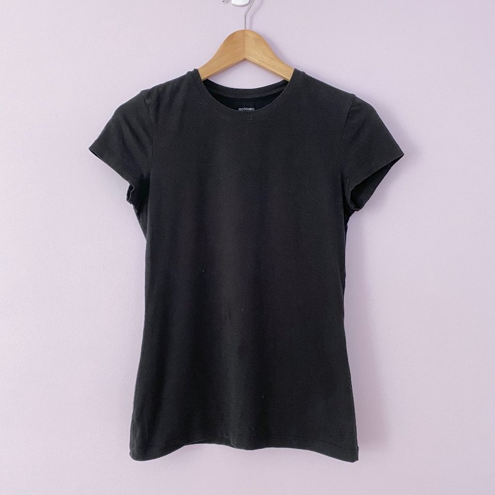 Mossimo Black T-Shirt Size XS